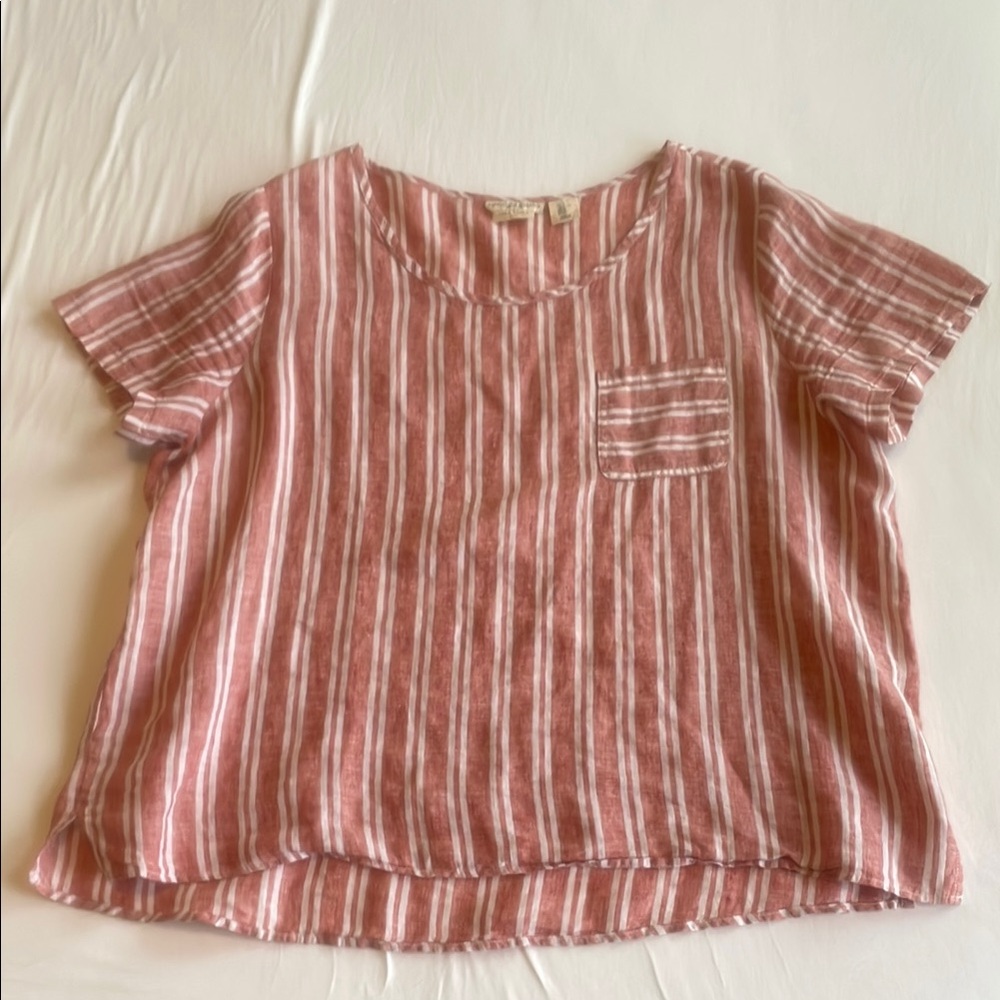 Linen Short Sleeved Shirt